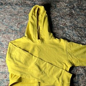 lululemon all yours cropped hoodie soleil